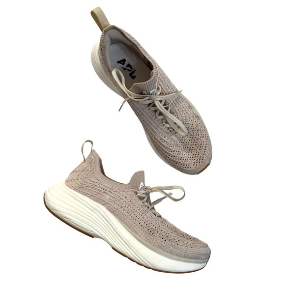 APL Men's 9 TechLoom Zipline Athleitic Running Sneaker Beige Training Casual - Picture 8 of 12